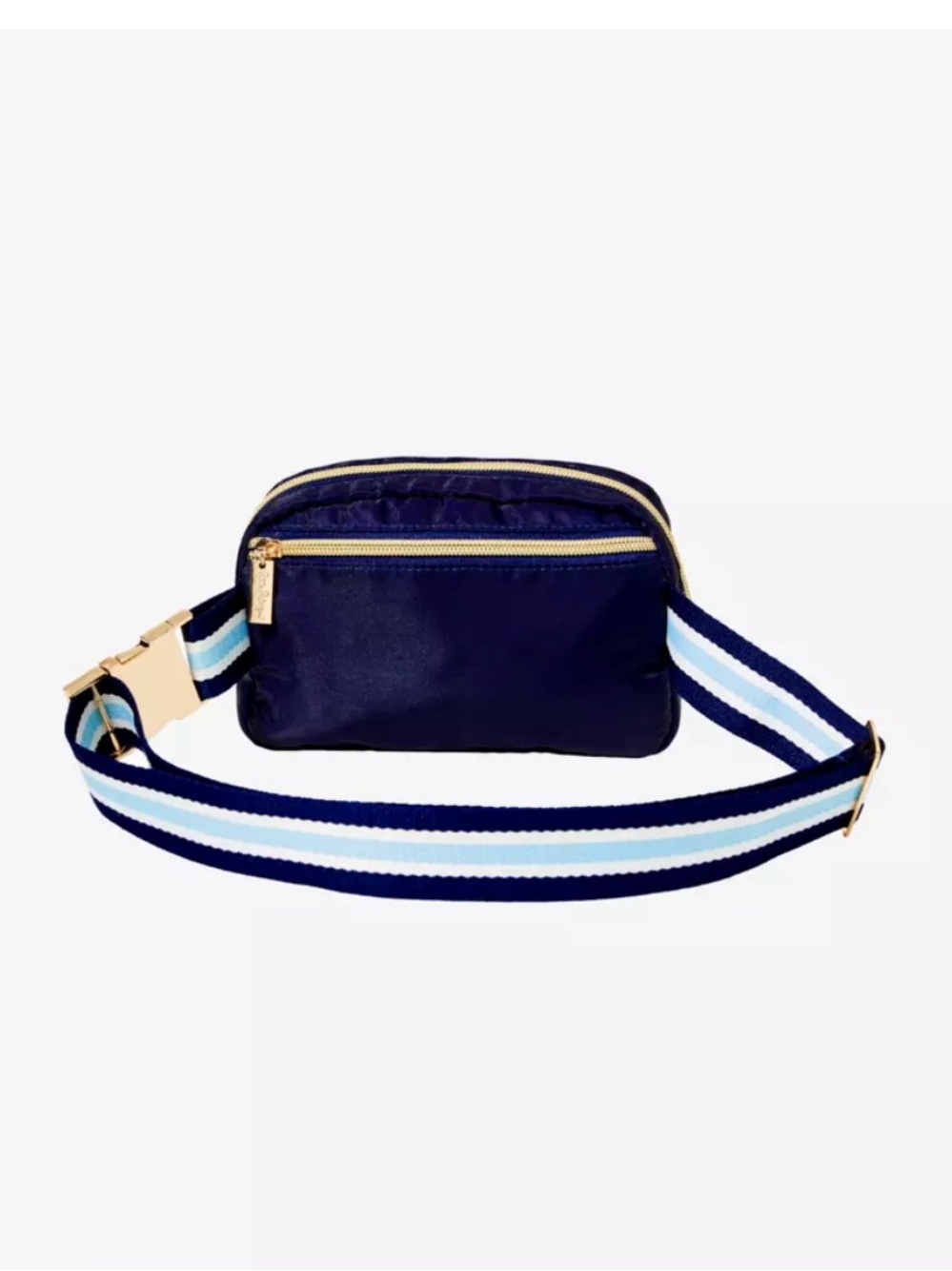 Lilly Pulitzer Jeanie True Navy Belt Crossbody Bag - Picture 3 of 8